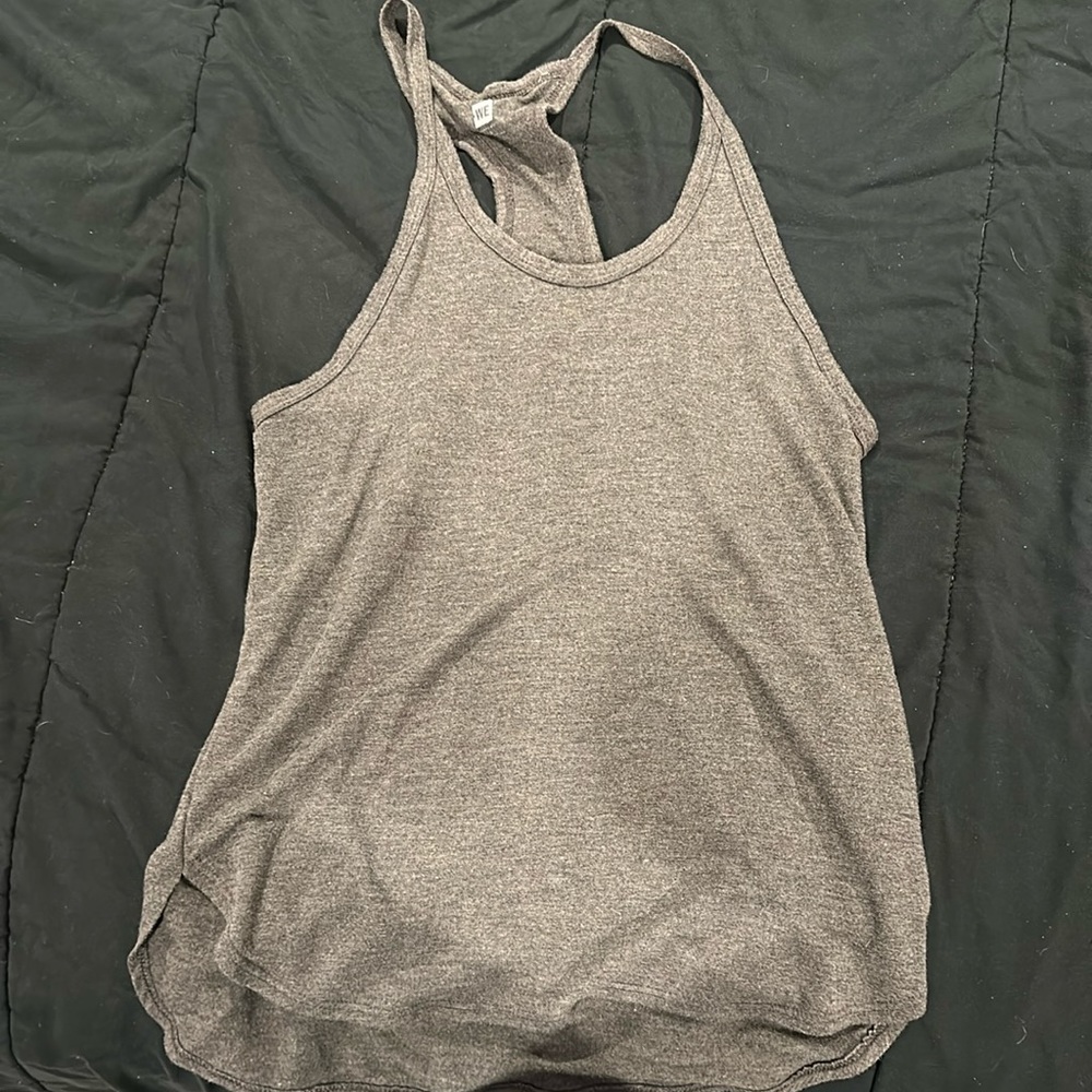 Me to we gray tank